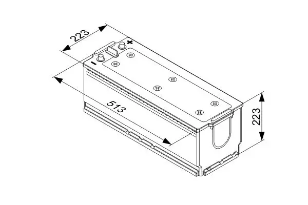 Handler.Part Starter battery Bosch 0092T40780 5