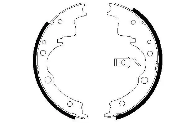 Handler.Part Brake shoe set Bosch 0986487375 5