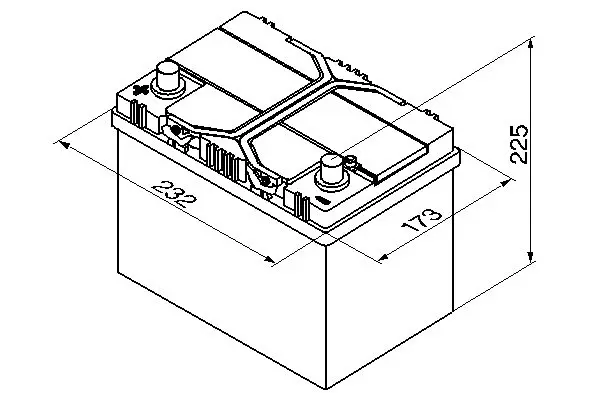 Handler.Part Starter battery Bosch 0092S40250 6