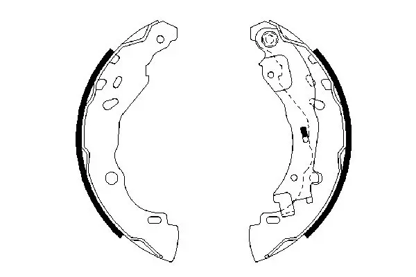 Handler.Part Brake shoe set Bosch 0986487690 5