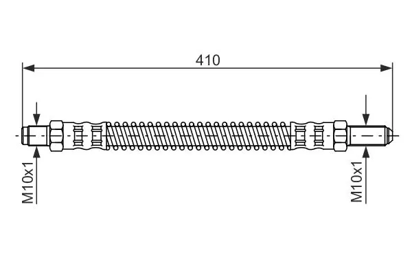 Handler.Part Brake hose Bosch 1987476586 1