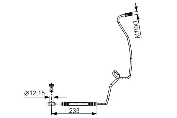 Handler.Part Brake hose Bosch 1987481338 5