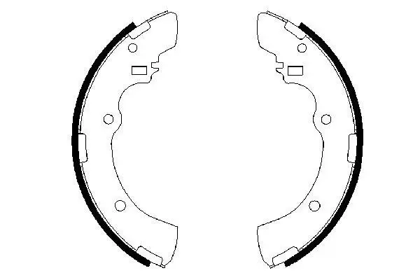 Handler.Part Brake shoe set Bosch 0986487479 1