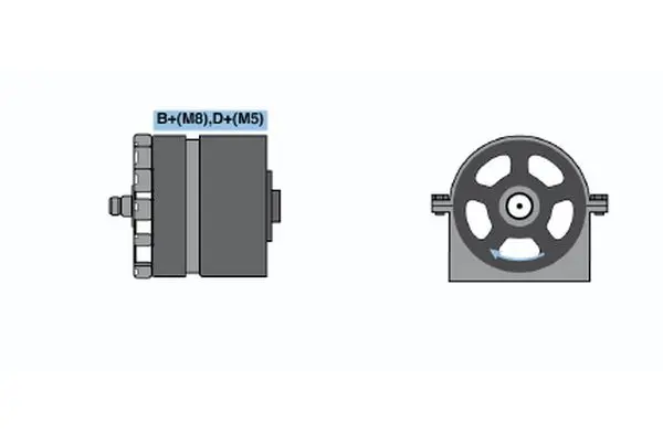 Handler.Part Alternator Bosch 0120468125 5