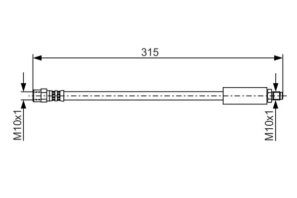 Handler.Part Brake hose Bosch 1987481350 5