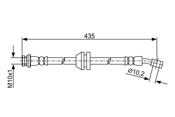 Handler.Part Brake hose Bosch 1987481939 5