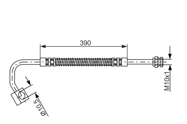 Handler.Part Brake hose Bosch 1987476984 1