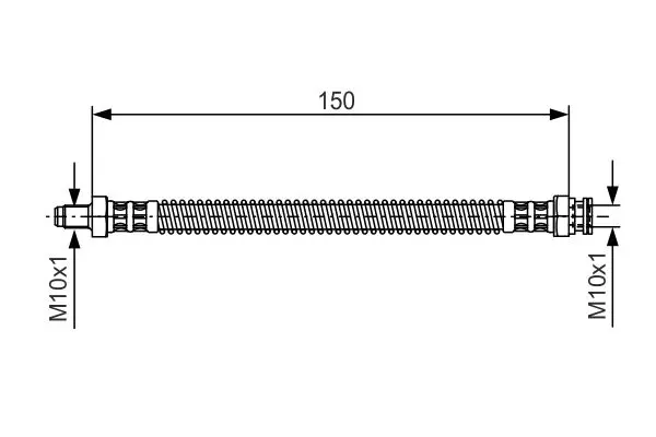 Handler.Part Brake hose Bosch 1987476677 1