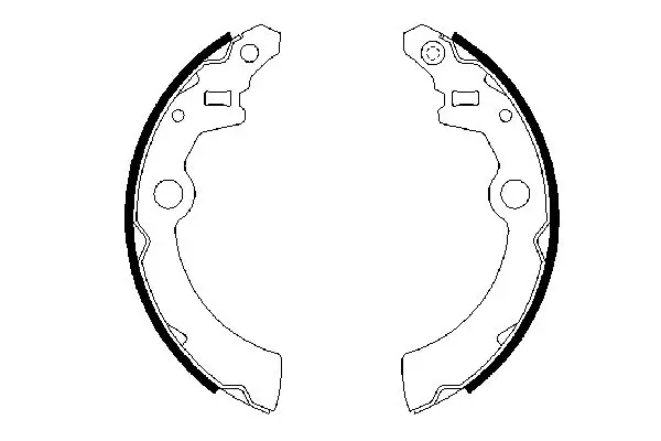 Handler.Part Brake shoe set Bosch 0986487682 1