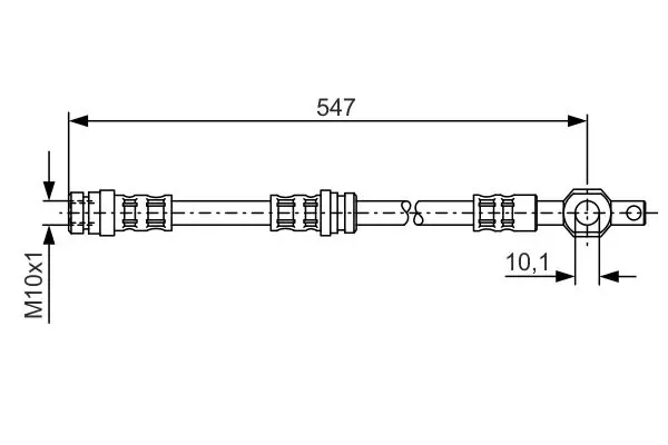 Handler.Part Brake hose Bosch 1987476542 1