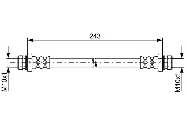 Handler.Part Brake hose Bosch 1987481763 5