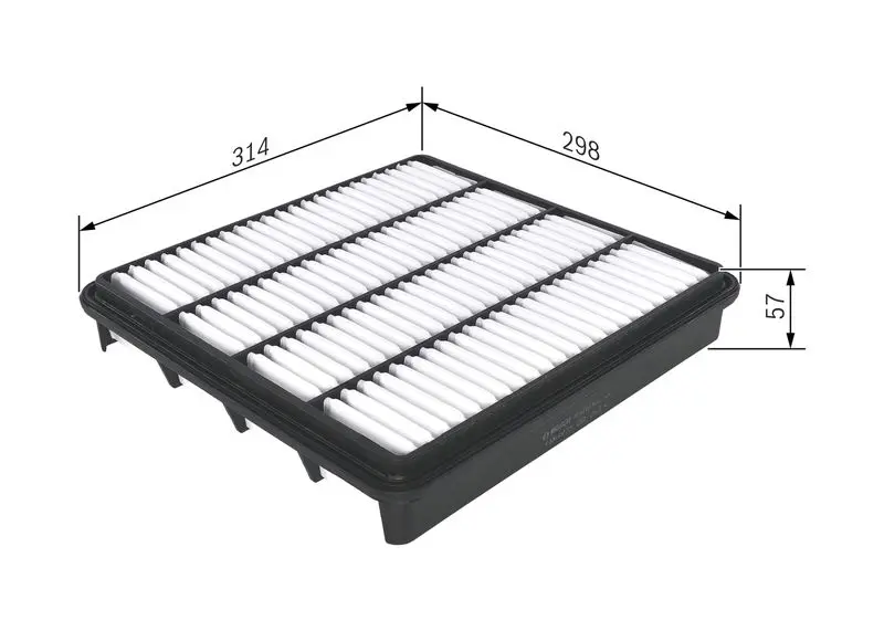 Handler.Part Air filter Bosch F026400226 7