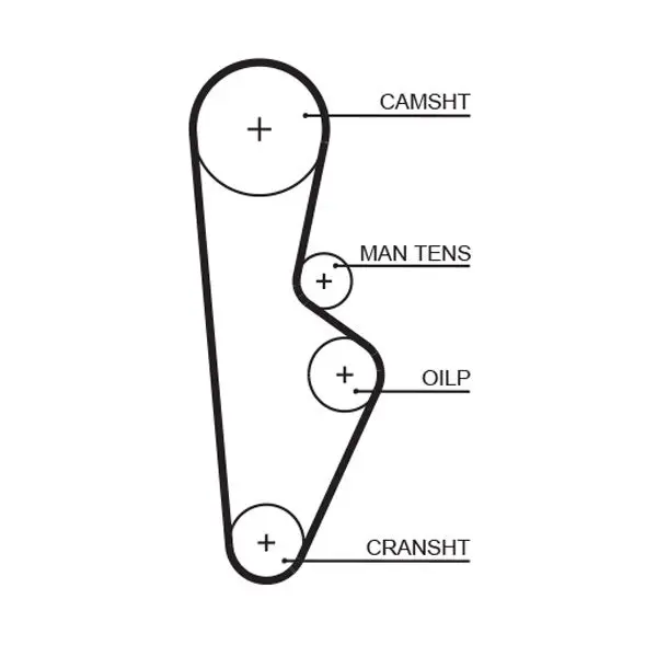 Handler.Part Timing belt Gates 5082XS 1