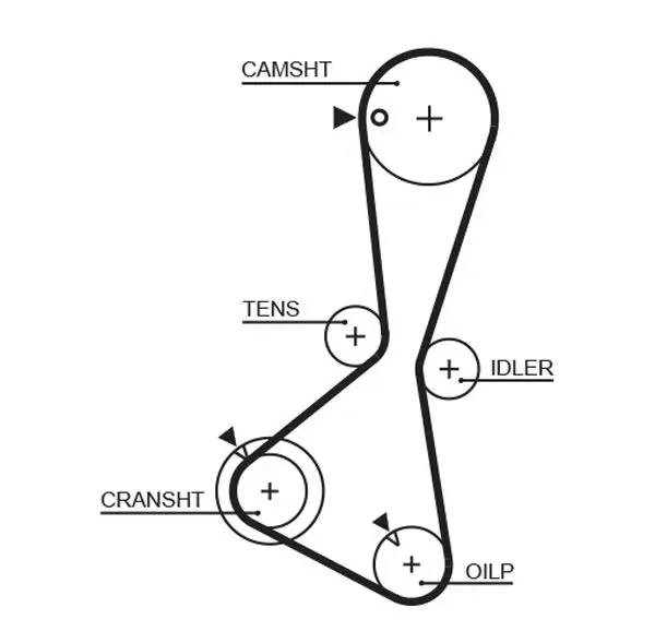 Handler.Part Timing belt Gates 5374XS 1