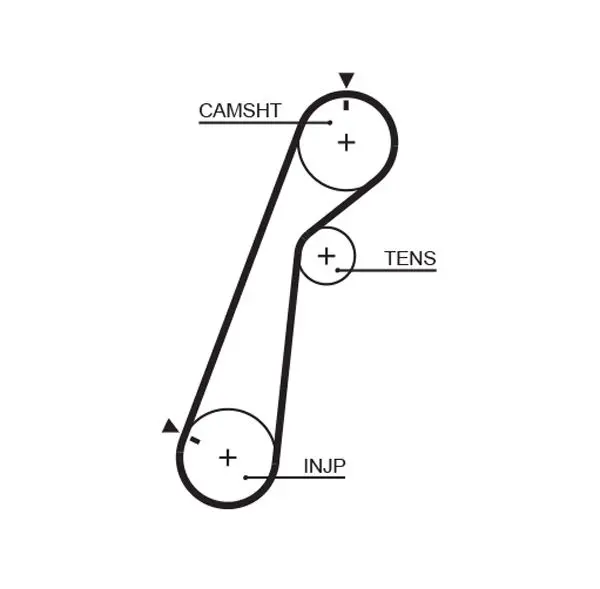 Handler.Part Timing belt Gates 5478XS 1