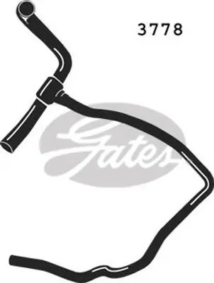 Handler.Part Radiator hose Gates 3778 1