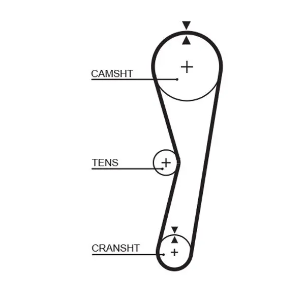 Handler.Part Timing belt Gates 5127 1