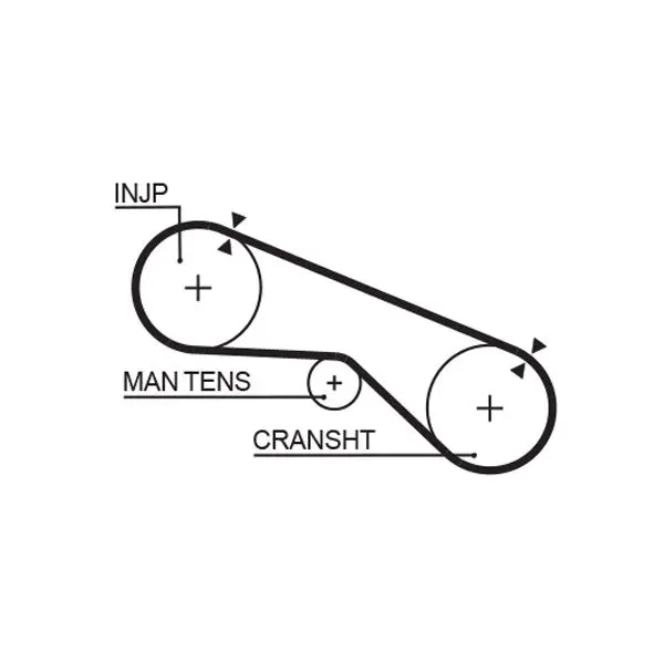 Handler.Part Timing belt Gates 5199 1