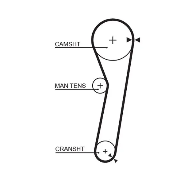 Handler.Part Timing belt Gates 5261XS 1