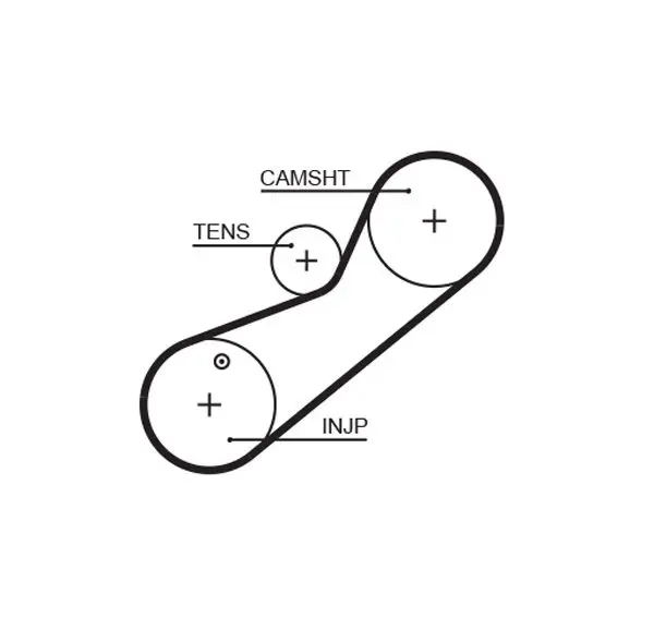 Handler.Part Timing belt Gates 5464XS 1