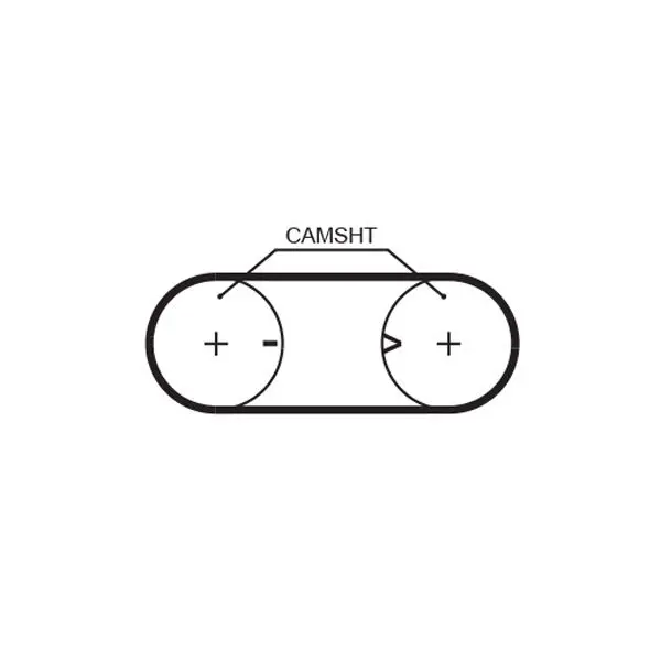 Handler.Part Timing belt set Gates K015416XS 3