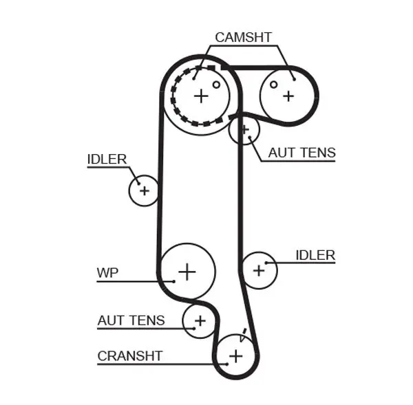 Handler.Part Water pump & timing belt set Gates KP25565XS1 2