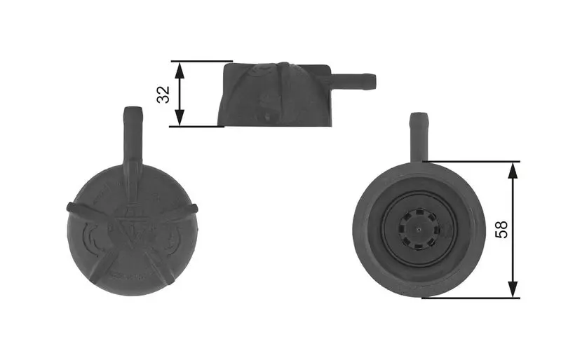 Handler.Part Sealing cap, coolant tank Gates RC236 1