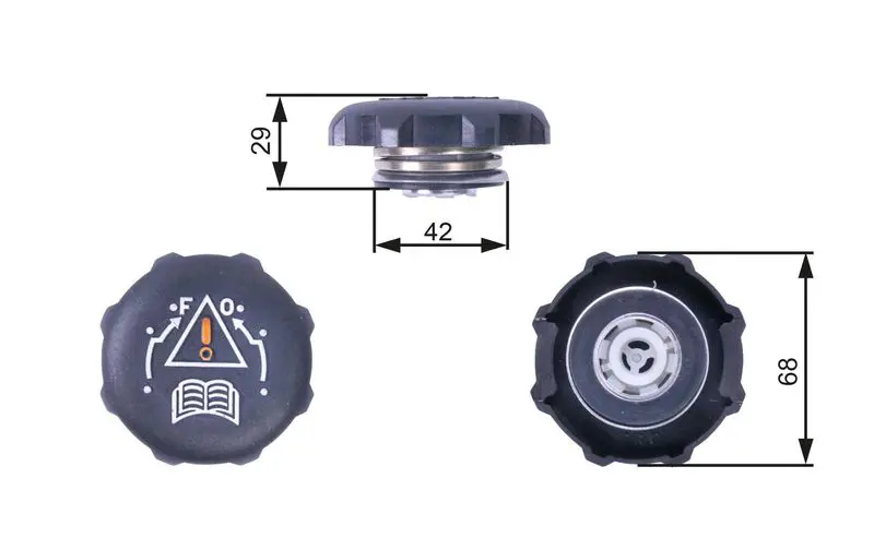 Handler.Part Sealing cap, coolant tank Gates RC239 1