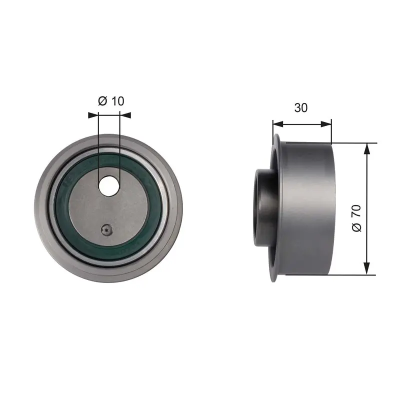 Handler.Part Tensioner pulley, timing belt Gates T41041 1