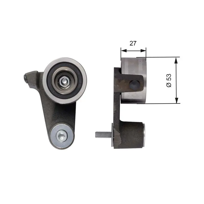 Handler.Part Tensioner pulley, timing belt Gates T41165 1