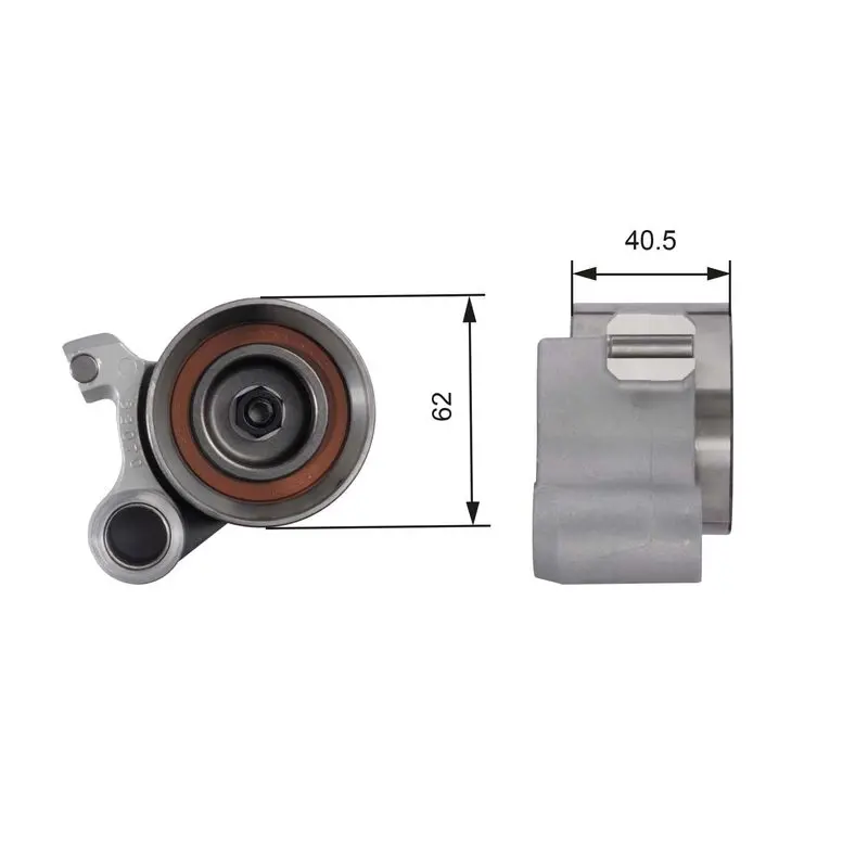 Handler.Part Tensioner pulley, timing belt Gates T41250 1