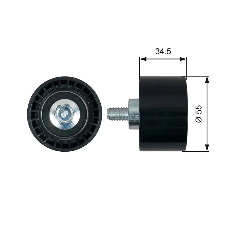 Handler.Part Deflection/guide pulley, timing belt Gates T42218 1