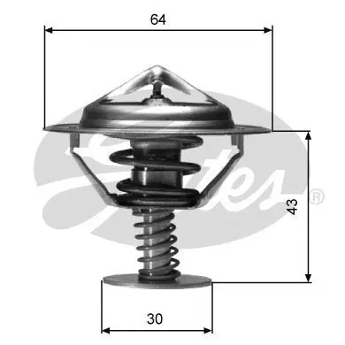 Handler.Part Thermostat, coolant Gates TH05982G1 1