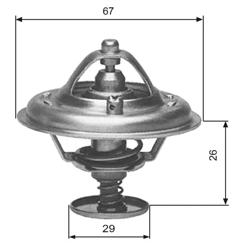 Handler.Part Thermostat, coolant Gates TH09180G1 1