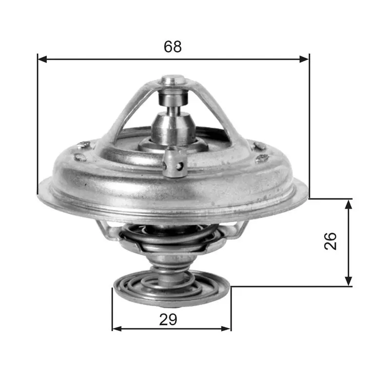 Handler.Part Thermostat, coolant Gates TH10078G1 1