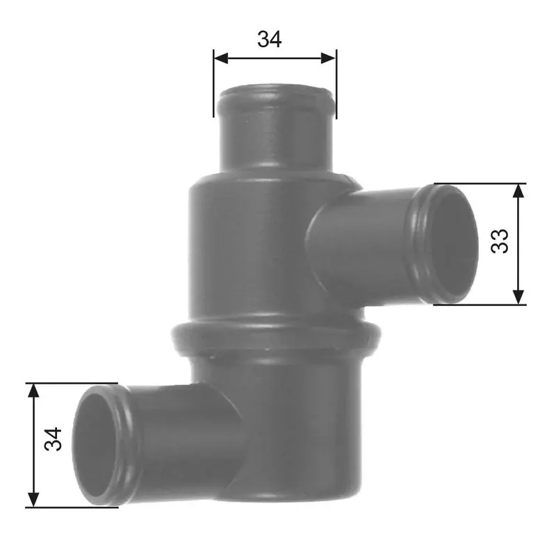 Handler.Part Thermostat, coolant Gates TH14580 1