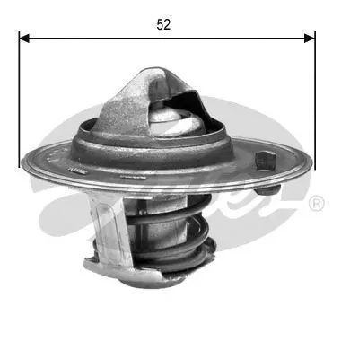 Handler.Part Thermostat, coolant Gates TH24488G1 1