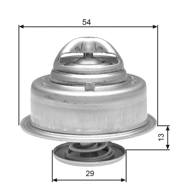 Handler.Part Thermostat, coolant Gates TH27592G1 1