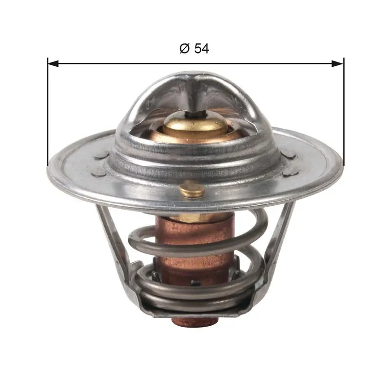 Handler.Part Thermostat, coolant Gates TH45790G1 1