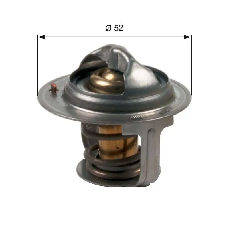 Handler.Part Thermostat, coolant Gates TH47188G1 1