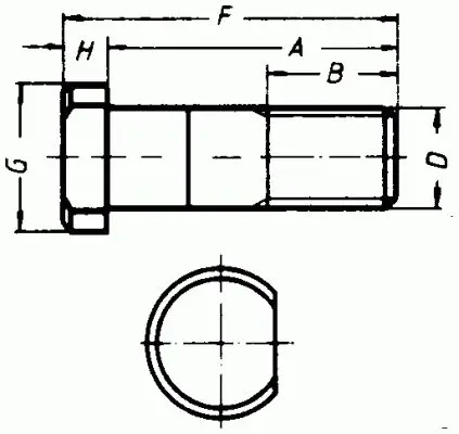 Handler.Part Wheel stud LEMFÖRDER 1291401 1