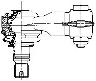 Handler.Part Tie rod end LEMFÖRDER 1464401 1