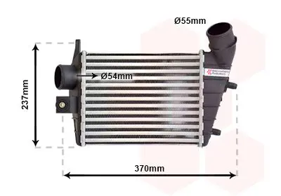 Handler.Part Intercooler, charger VAN WEZEL 01004085 1