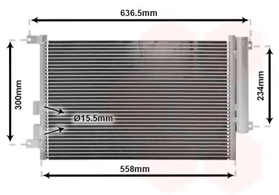 Handler.Part Condenser, air conditioning VAN WEZEL 01005082 1