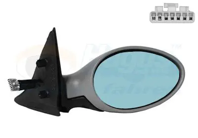 Handler.Part Outside mirror VAN WEZEL 0156818 1