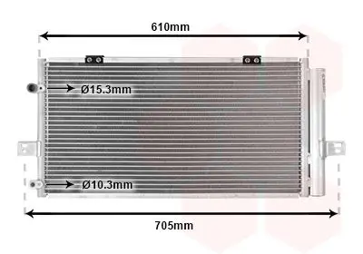 Handler.Part Condenser, air conditioning VAN WEZEL 02005078 1