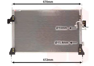 Handler.Part Condenser, air conditioning VAN WEZEL 02005143 1