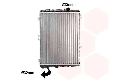 Handler.Part Radiator, engine cooling VAN WEZEL 03002002 1