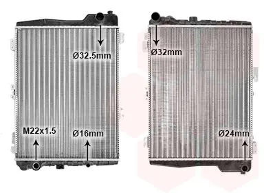 Handler.Part Radiator, engine cooling VAN WEZEL 03002040 1