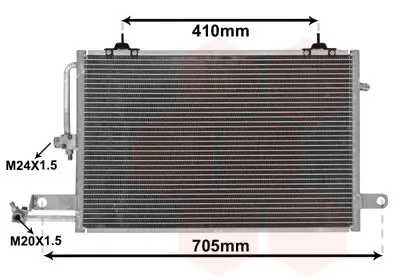 Handler.Part Condenser, air conditioning VAN WEZEL 03005117 1